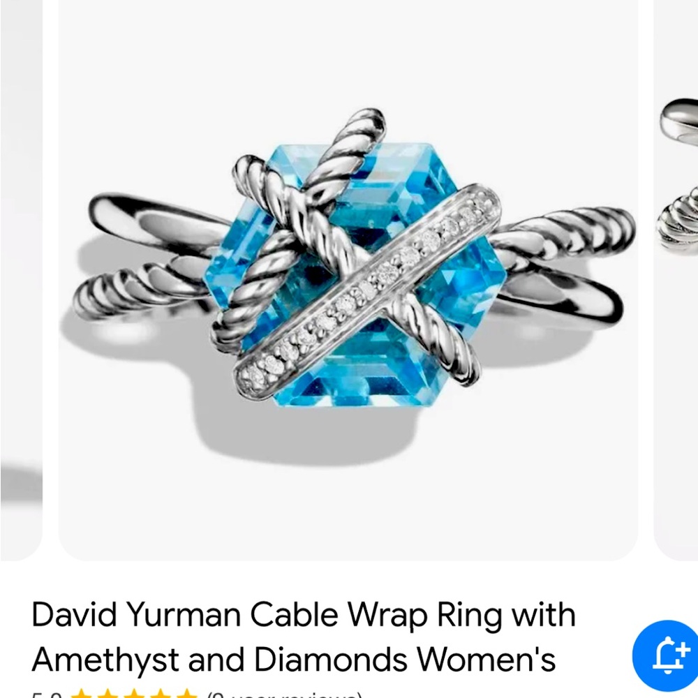 David Yurman, Size 6, Cable Wrap Ring